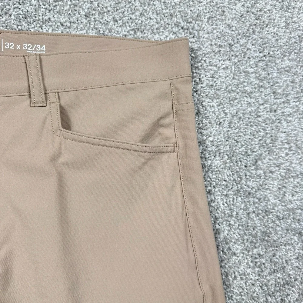 Western Rise Slim Fit Evolution Pants Men's 32x32 Tan Travel Stretch Performance